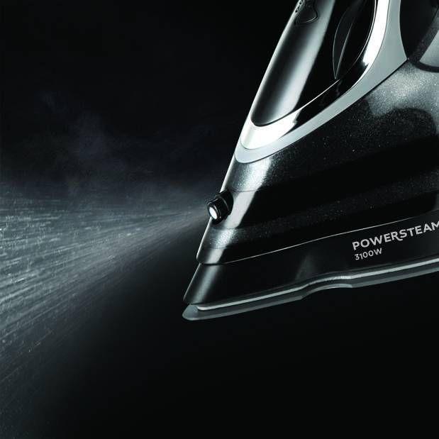 Ferro de Engomar a Vapor RUSSELL HOBBS 20630-56 (3100 W - 0,35 l - Base de cerâmica - Cinzento/Preto), miniatura 5