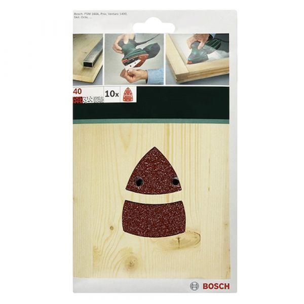 Folhas de Lixa BOSCH 2609256A65 (102 x 62/93 mm - Castanho), miniatura 2