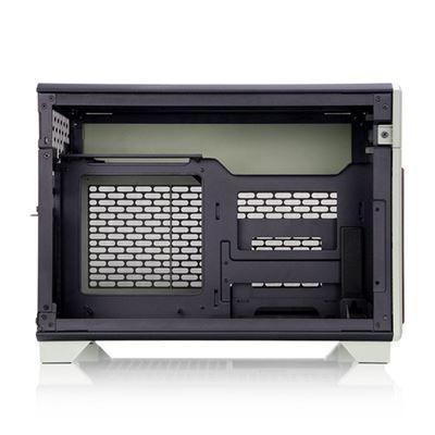 Caixa PC Tower THERMALTAKE TR100 WS (Aço e madeira - Verde-claro) — miniatura 4