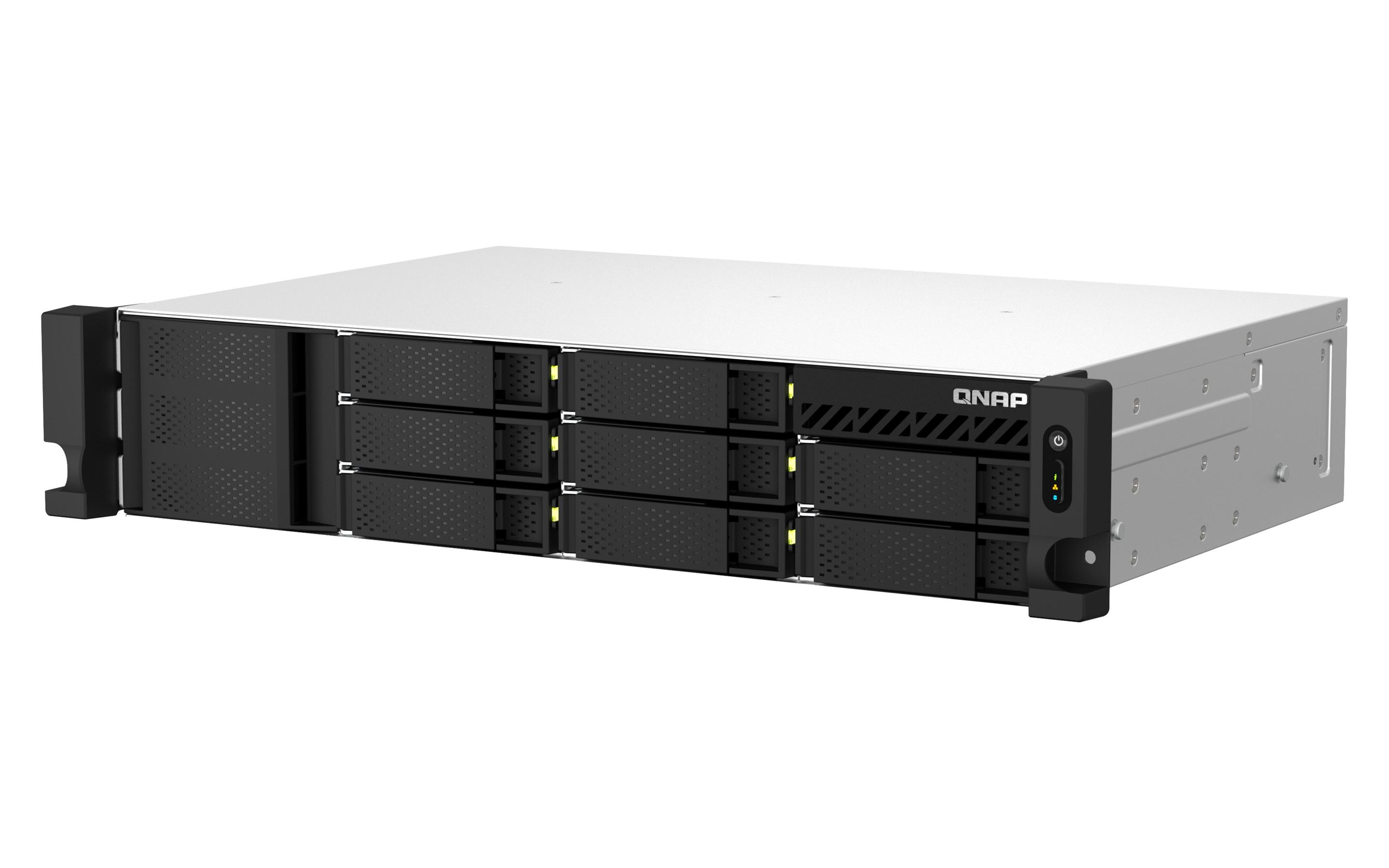 NAS QNAP TS-864eU-RP-8G (Serial ATA III - 8 GB - 8 baias - Preto), miniatura 5