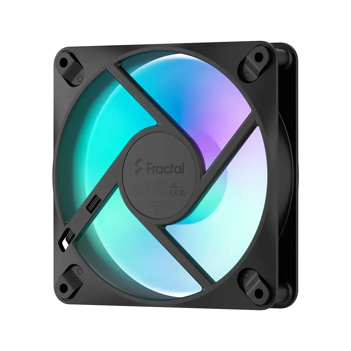 Ventoinha para Caixa de PC FRACTAL DESIGN Dynamic 3-12 RGB (RGB - Preto) — miniatura 4