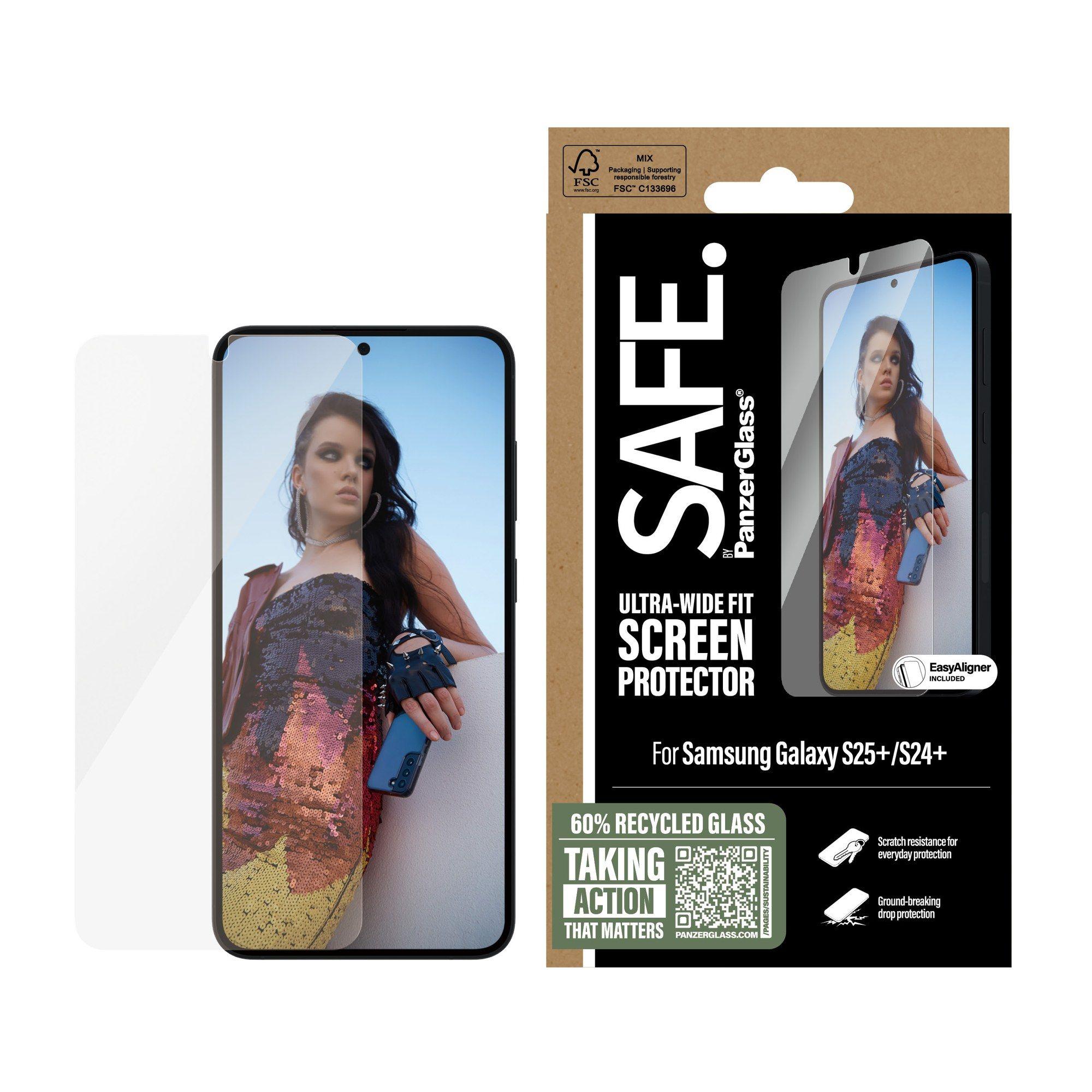 Película de Vidro Temperado PANZERGLASS SAFE. by (Samsung Galaxy S25+ / S24+ - 6,7" - Transparente) — miniatura 2