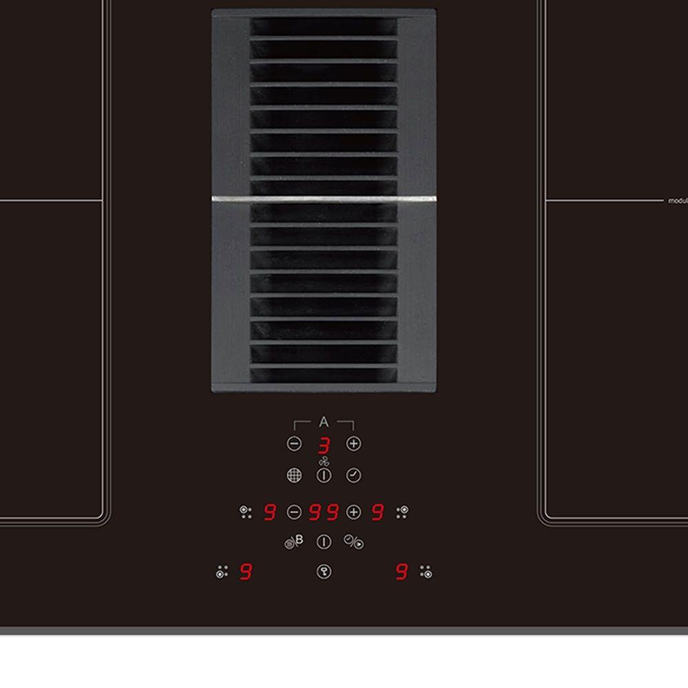 Placa de Indução com Exaustor Integrado de Encastre CATA AS750 (7200 W - Tátil - Altura 28,5 cm - Preto), miniatura 5