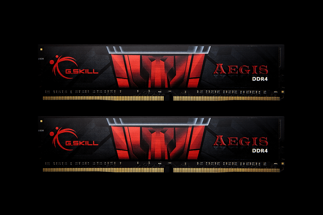 Memória RAM G.SKILL AEGIS F4-2666C19D-16GIS (2666 MHz - 16 GB - DIMM)