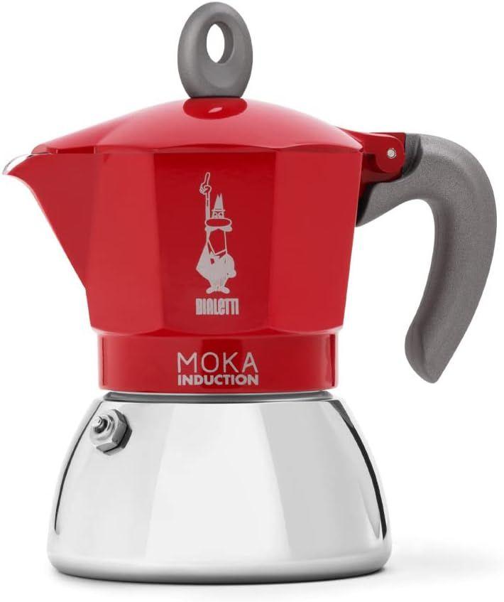 Cafeteira Italiana BIALETTI New Moka Induction (Vermelho), miniatura 2