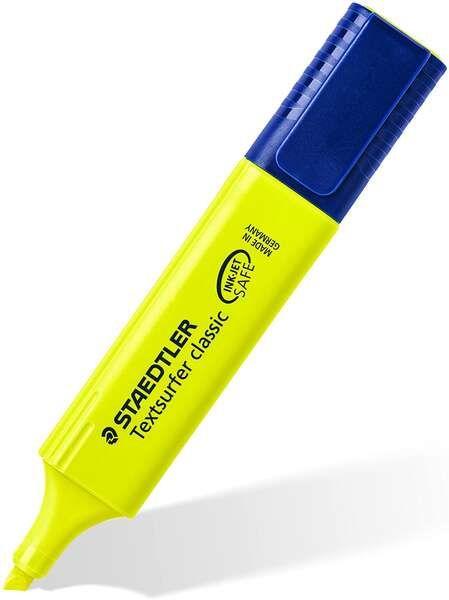 Marcador Fluorescente STAEDTLER Textsurfer Classic 364 (Polipropileno - Amarelo)