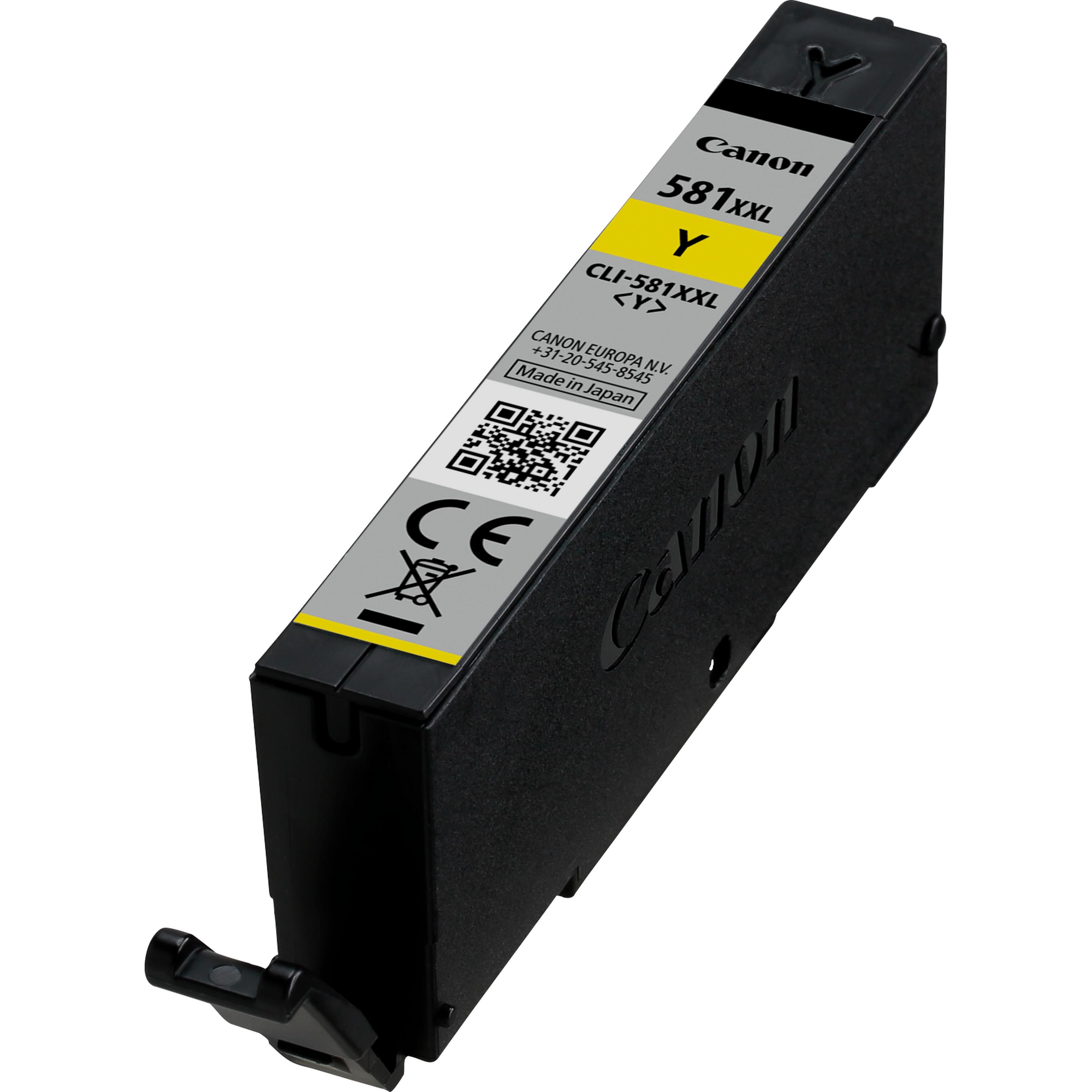 Tinteiro CANON CLI581XXL (322 páginas - Amarelo)