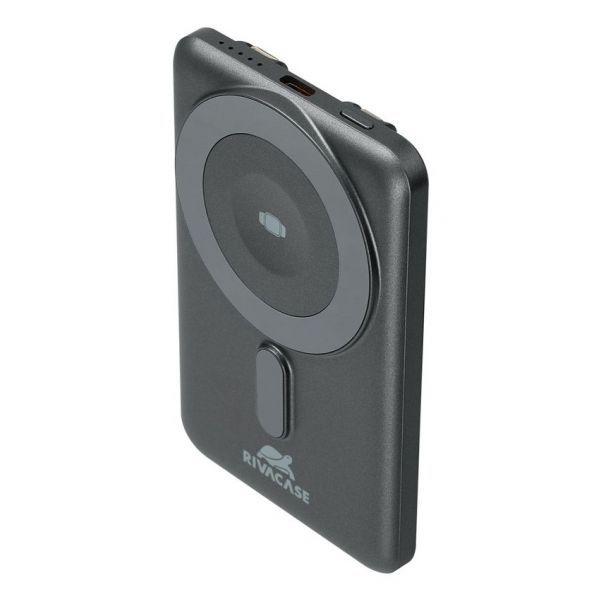 Powerbank Magnética RIVACASE VA2607 (5000 mAh - 19,25 Wh - Até 20 W - Cinzento), miniatura 5