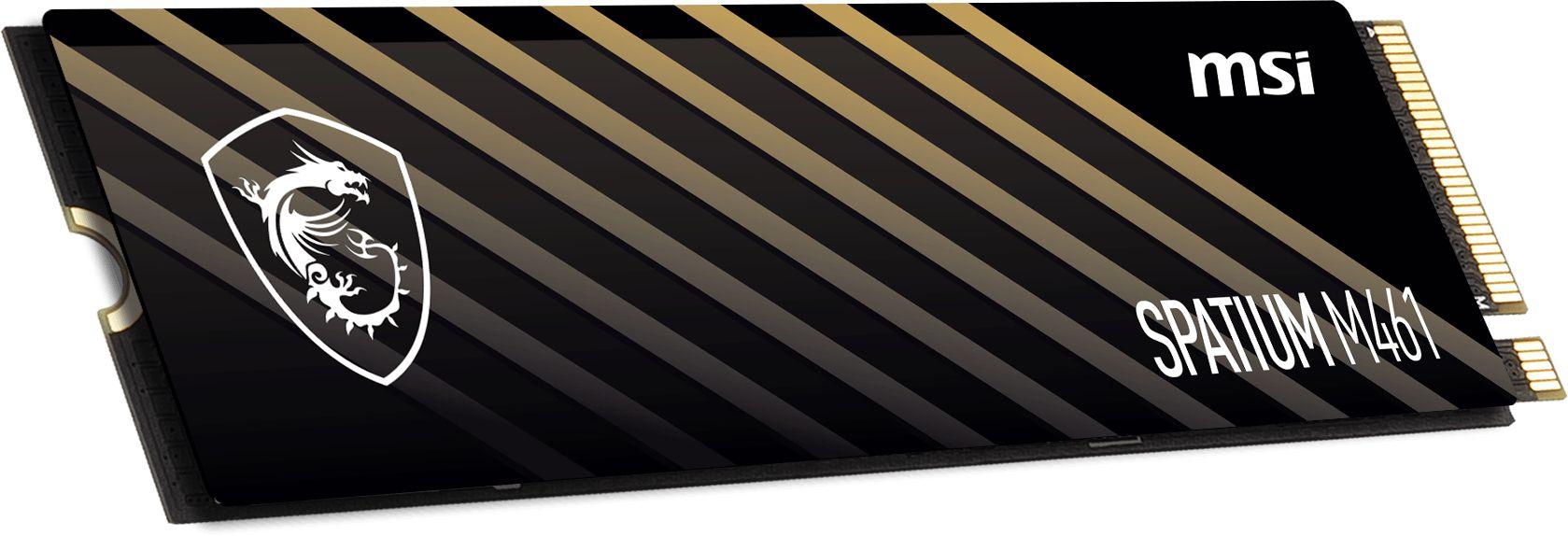 SSD Interno MSI Spatium M461 (1 TB - M.2 2280 - PCI Express 4.0 NVMe)