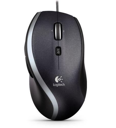 Rato LOGITECH M500 (Mão direita - 1000 DPI - Laser - Preto)