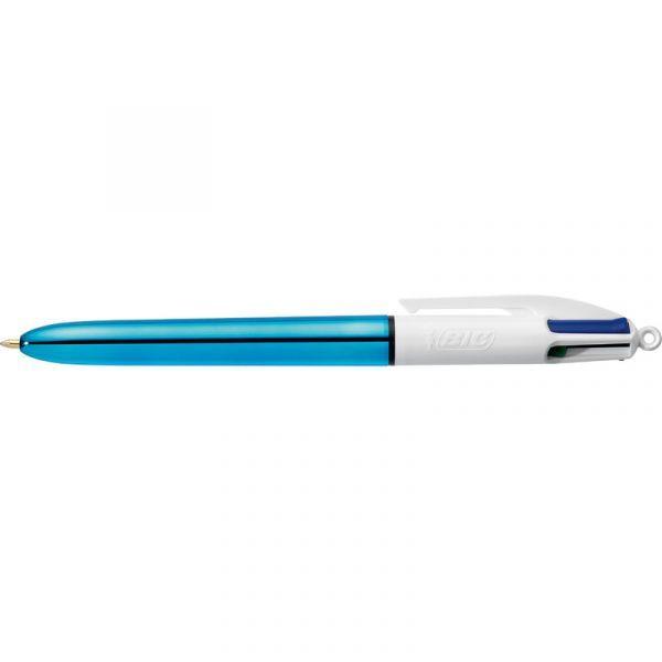 Caneta Esferográfica BIC 4 Colours Shine (Azul Metalizado e Branco), miniatura 2