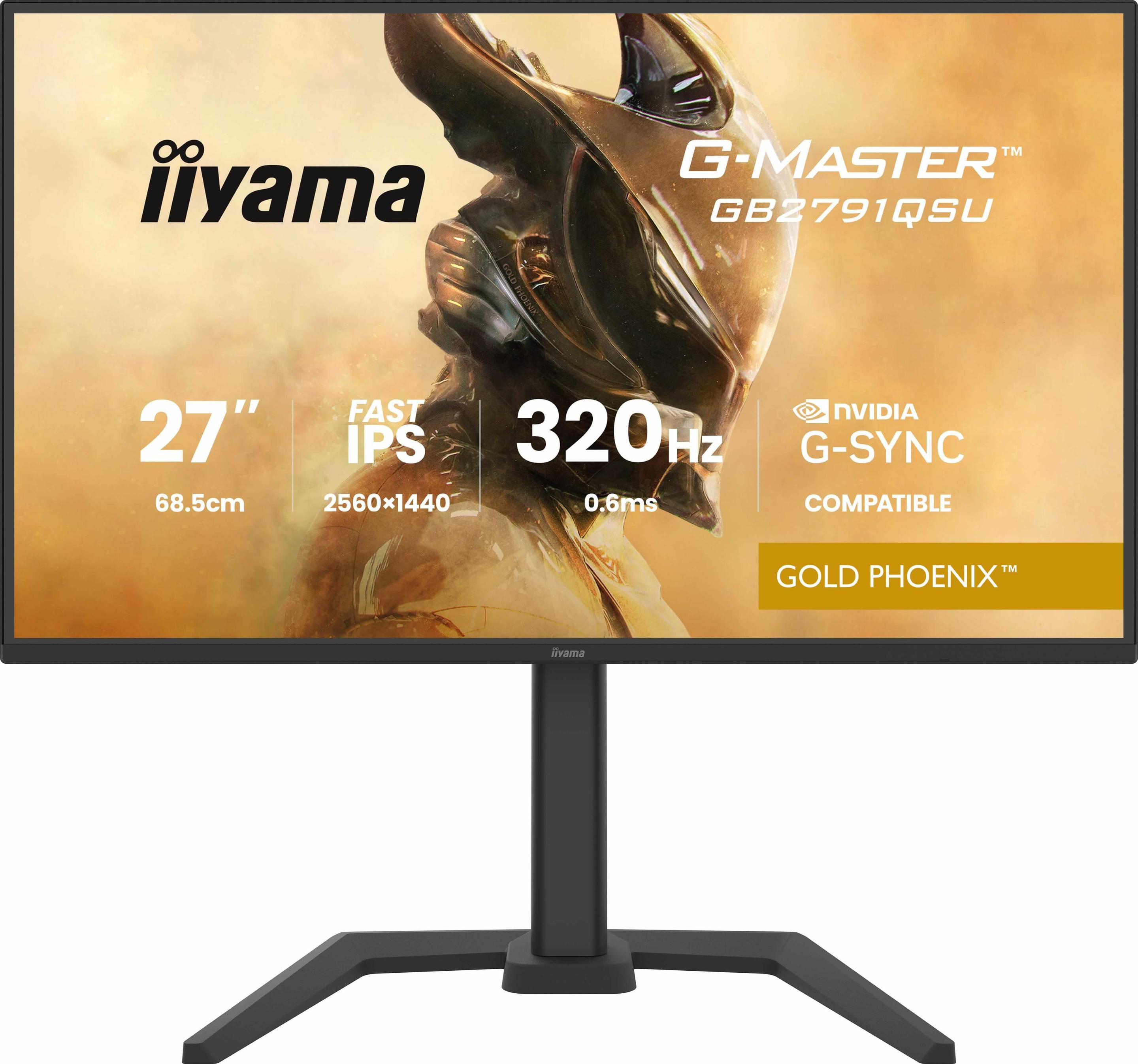 Monitor IIYAMA G-MASTER GB2791QSU-B1 (27" - Fast IPS - 320 Hz - Preto) — miniatura 6