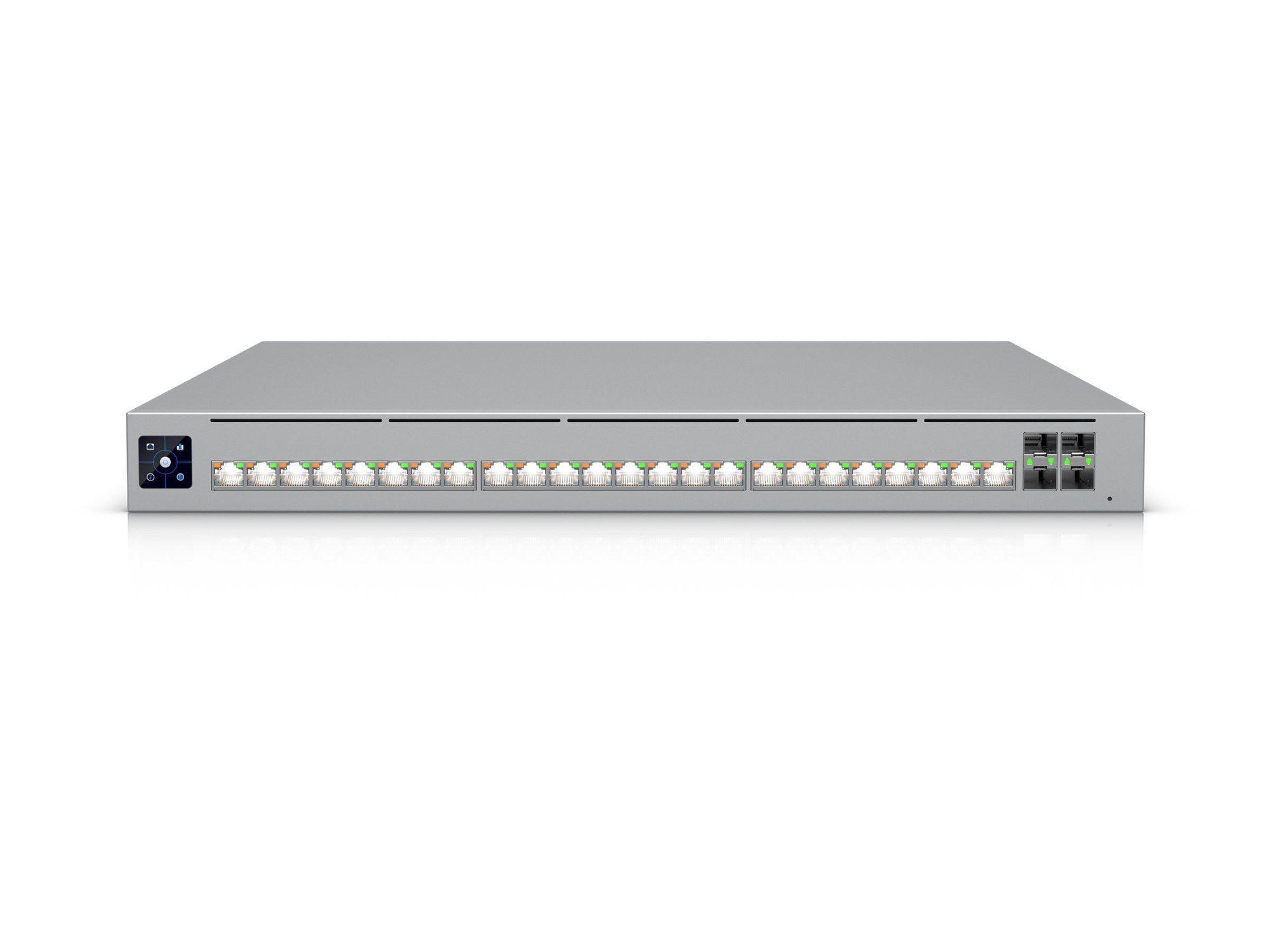 Switch Gerível UBIQUITI ECS-48S (32x 2,5G + 16x 10G RJ45 - 4x SFP28 - Ecrã tátil de 1,3")