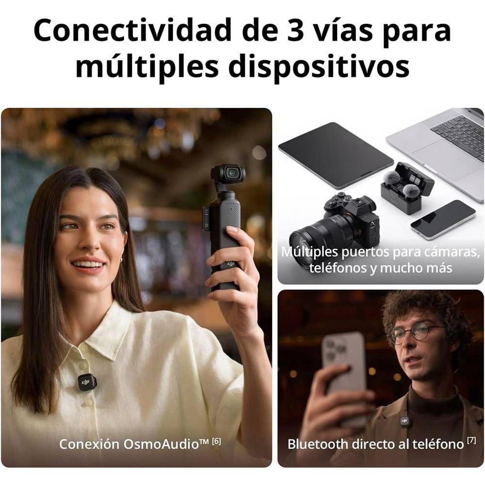 Microfone de Lapela Sem Fios DJI Mic 3 (Bluetooth - Preto) — miniatura 6