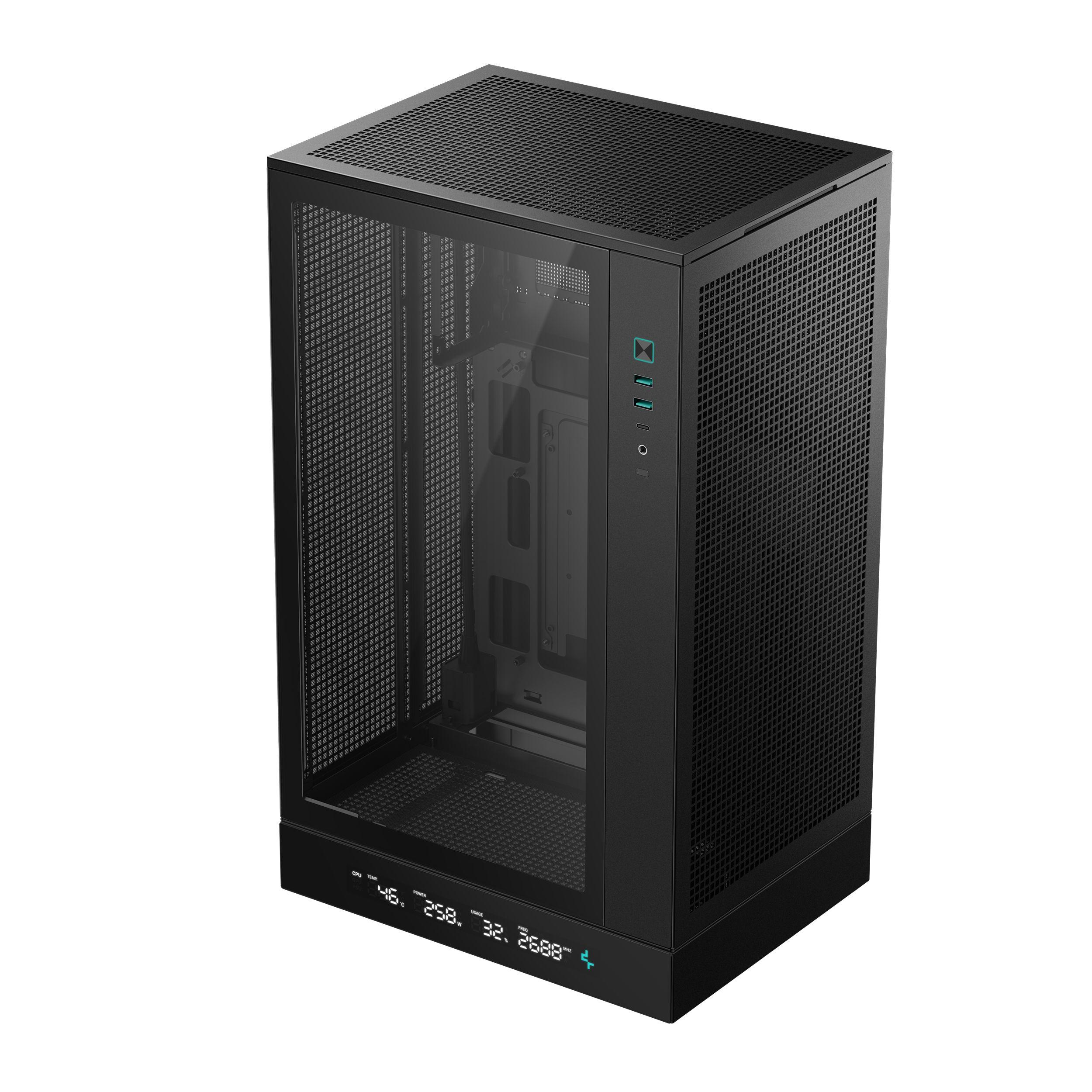 Caixa PC DEEPCOOL CH270 Digital (micro ATX, Mini-ITX - Mini Tower - Micro-ATX, Mini-ITX - Preto)