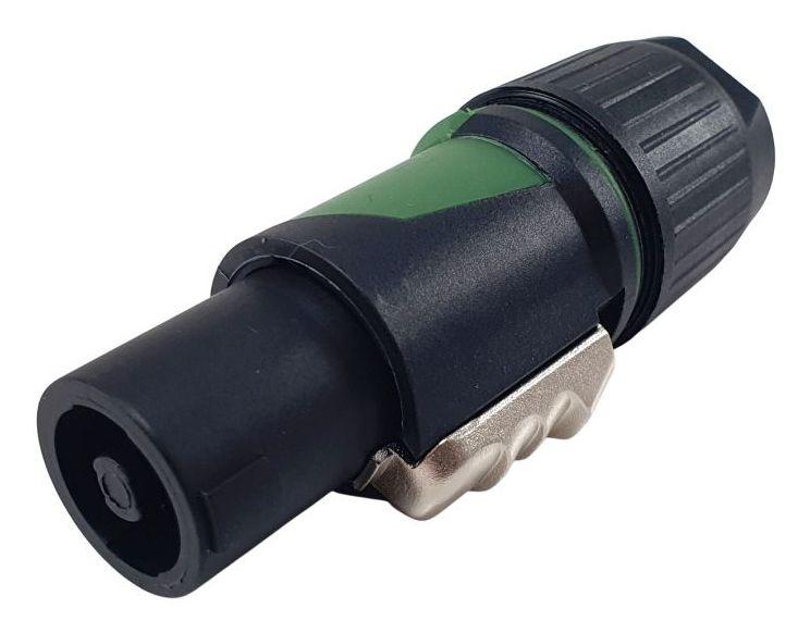 Conetor de Cabos EQUIP 147932 (4-Pole speakON - Preto e Verde), miniatura 2