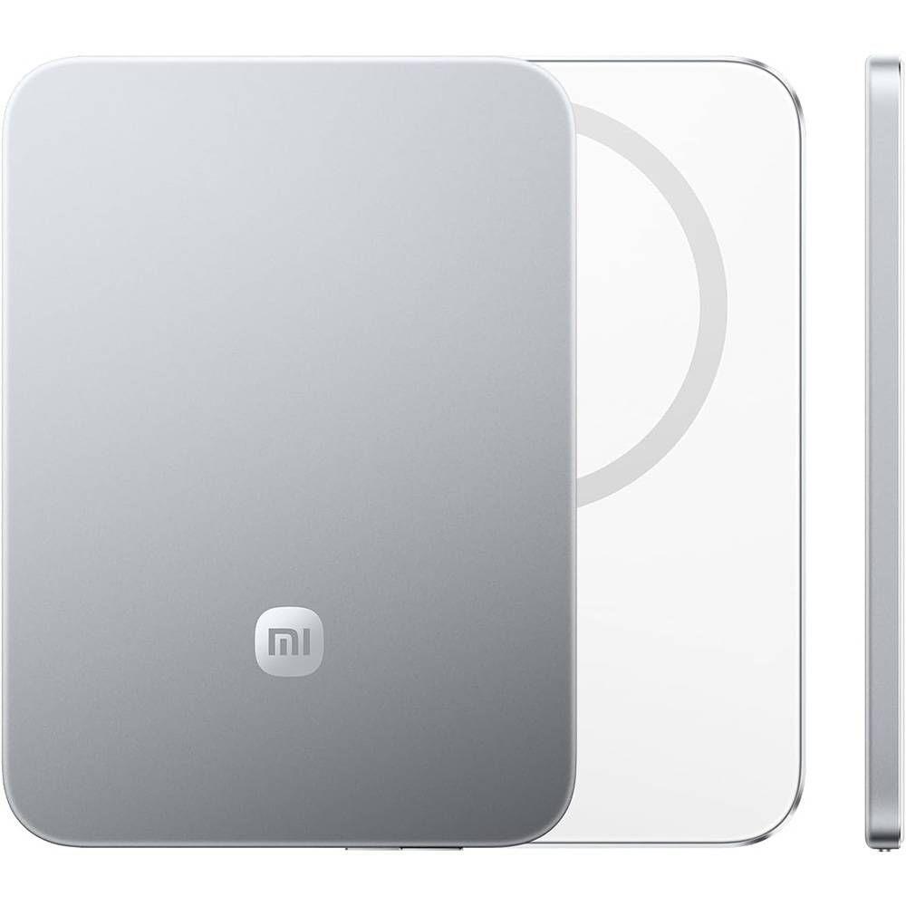 Powerbank Magnética XIAOMI UltraThin Magnetic Power Bank 5000 (5000 mAh - 15 W - USB Type-C - Prateado), miniatura 2