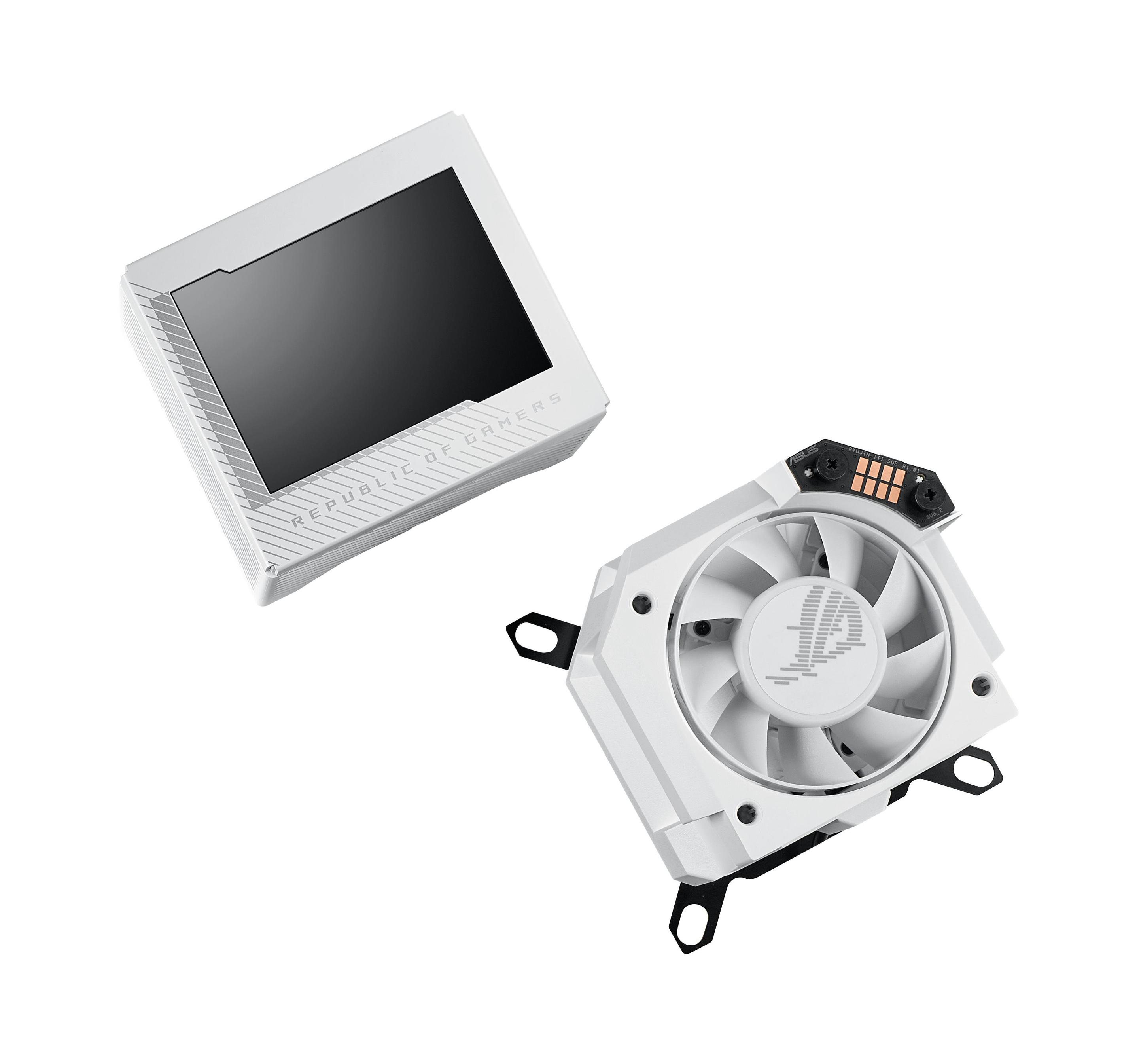Bloco de Água ASUS ROG RYUJIN III WB White Edition (Branco), miniatura 10
