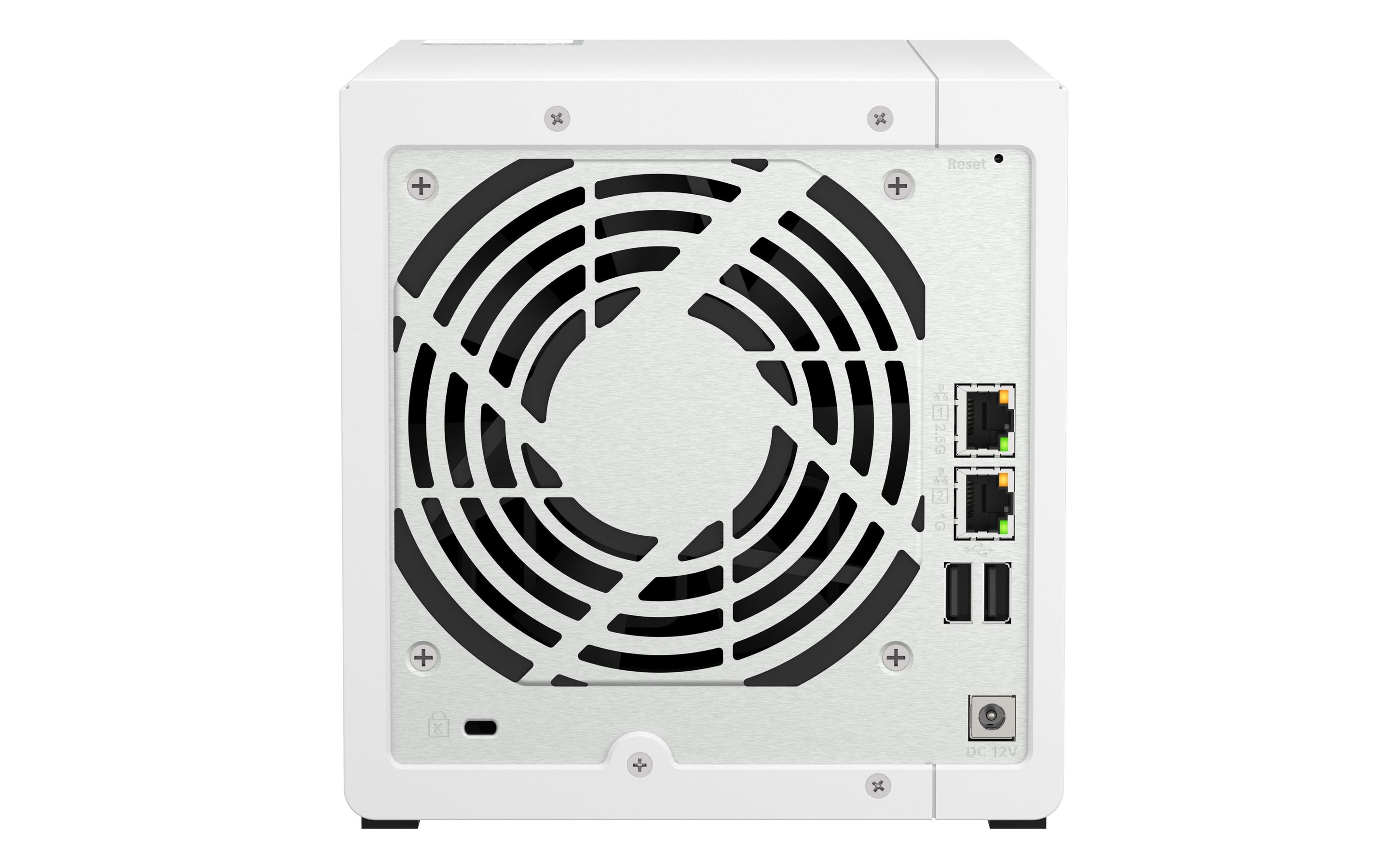 NAS QNAP TS-433 (Serial ATA III, Serial ATA II - 4 GB - 4 baias - Branco), miniatura 2