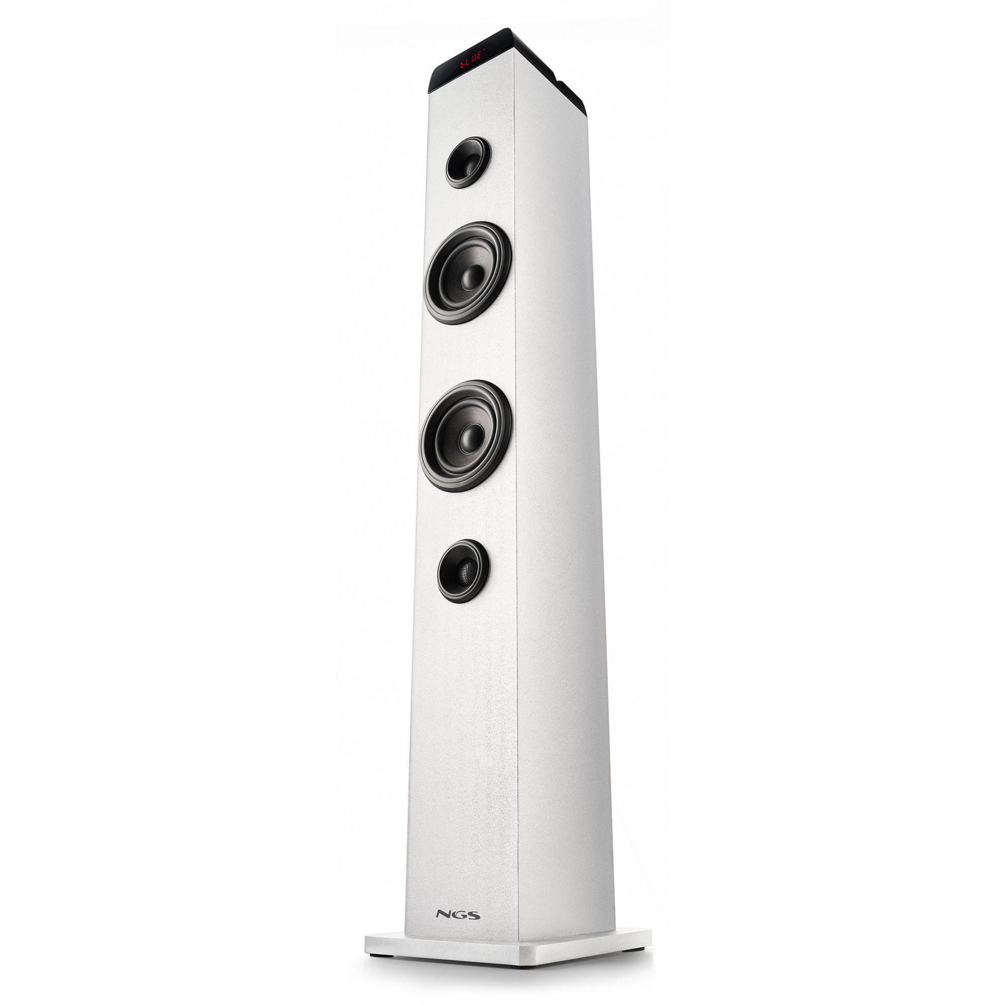 Torre de Som NGS Sky Charm Pro (40 W - Com fios e sem fios - Branco) — miniatura 2