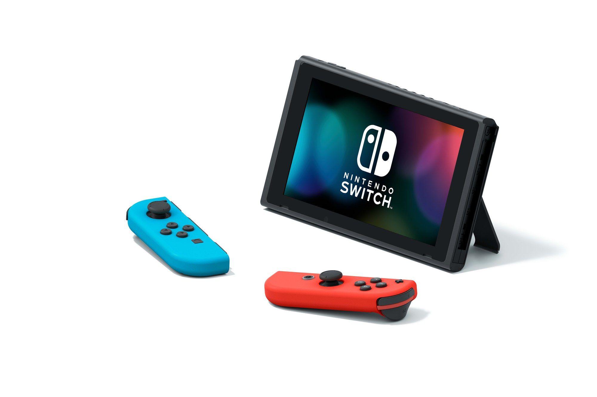 Consola NINTENDO Switch V2 (NVIDIA - 32 GB - 6,2" - Azul e Vermelho Neon) — miniatura 9