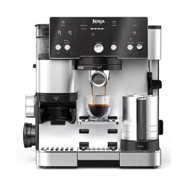 Máquina de Café Expresso NINJA Luxe Café Essential ES501EU (Grãos de café - 1650 W - 9 bar - Preto e Inox) — miniatura 2