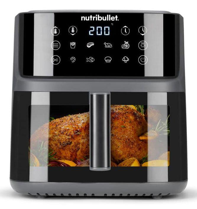 Fritadeira a Ar Quente NUTRIBULLET NBA0811DG (2000 W - 200 °C - 80 °C - Preto)