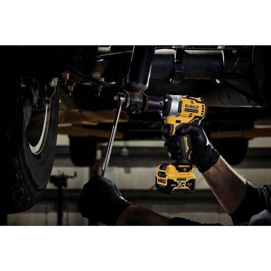 Chave de Impacto DEWALT DCF901P2-QW (12 V - 1/2″ - 340 Nm - 2 x 5 Ah - Preto/Amarelo), miniatura 4