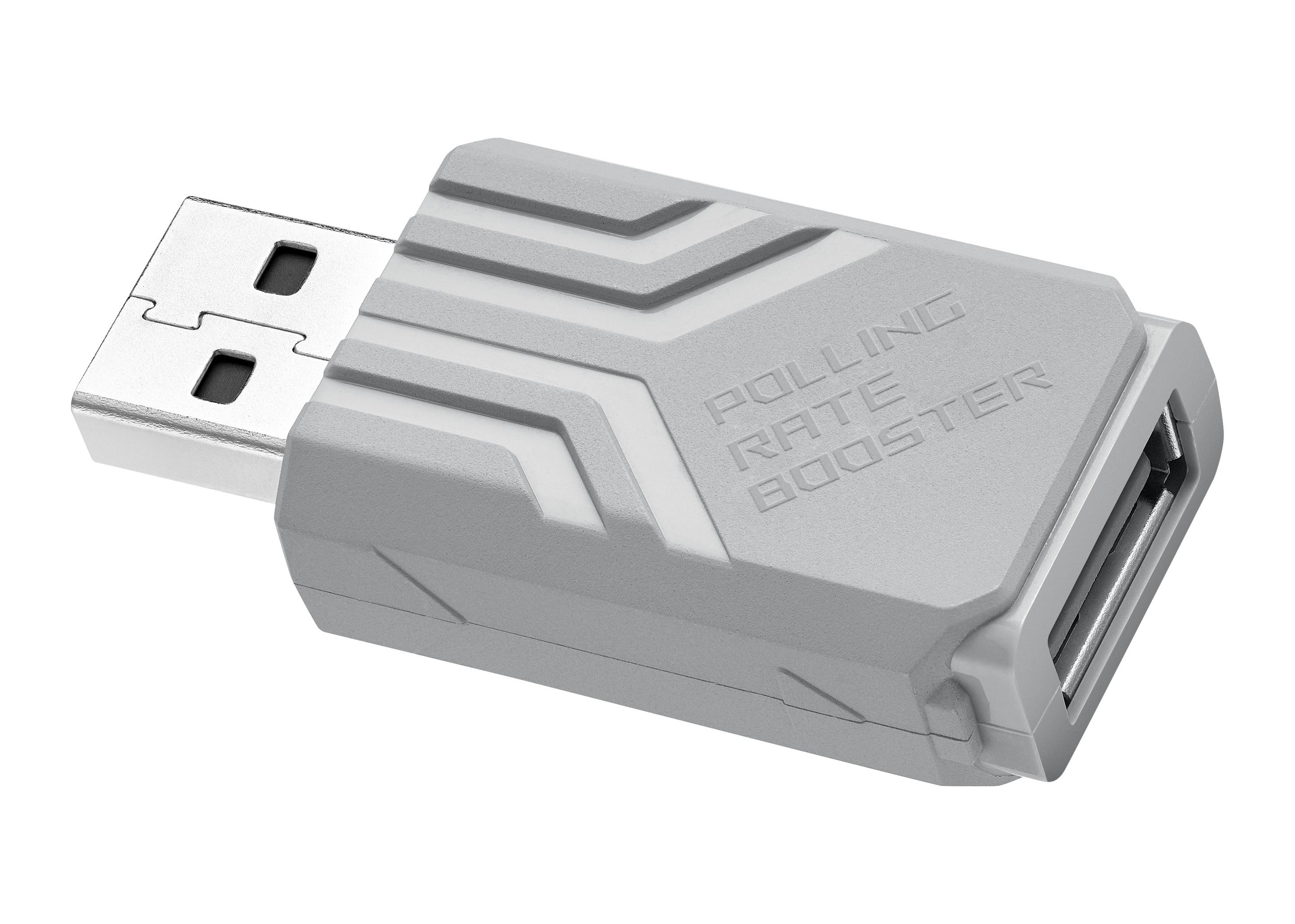 Reforço de Taxa de Sondagem ASUS ROG Polling Rate Booster (USB - Branco), miniatura 3