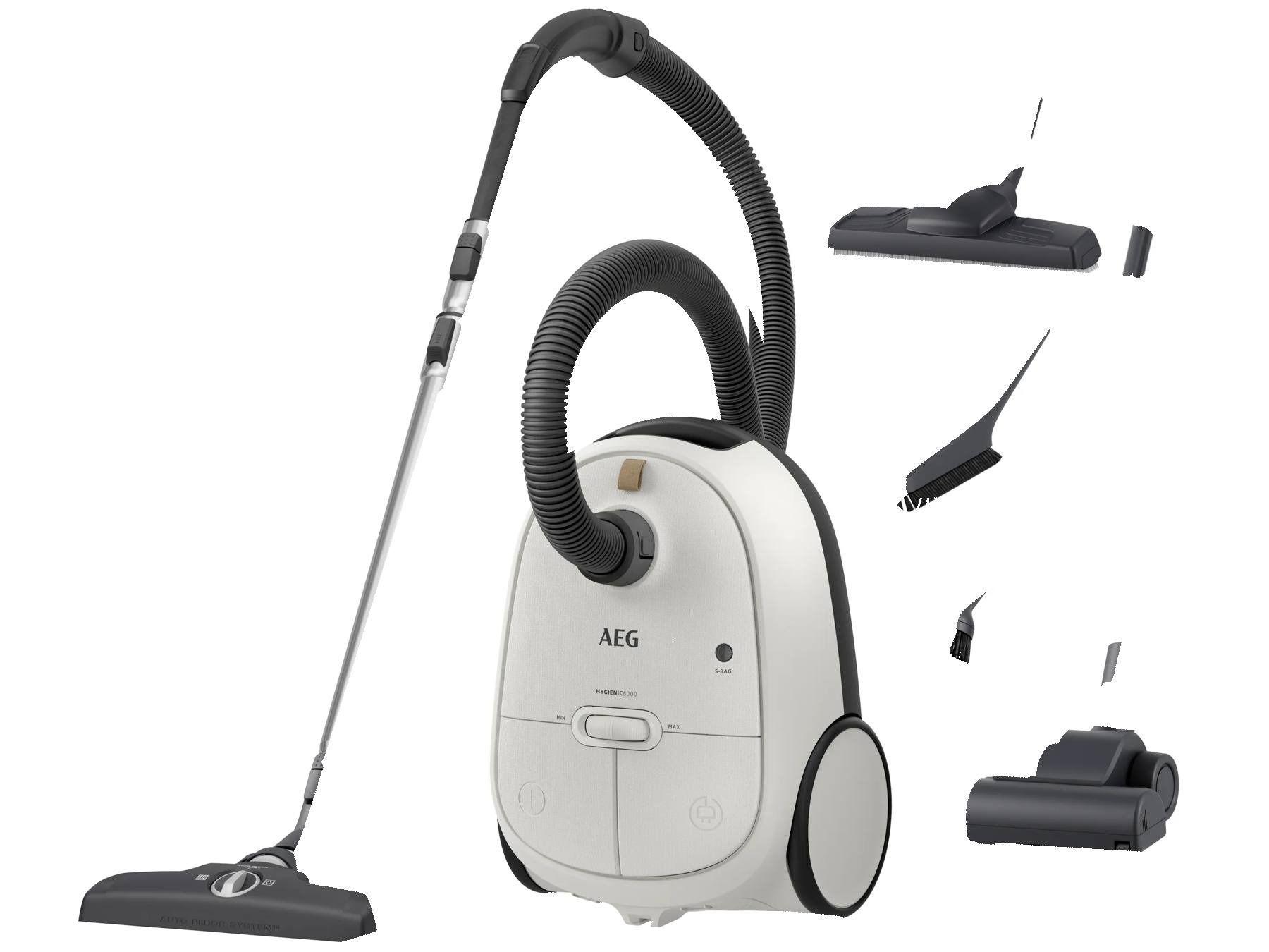 Aspirador com Saco AEG AB61H6SW (Altura 23,85 cm - 20300 AW - 3,5 l - Branco)