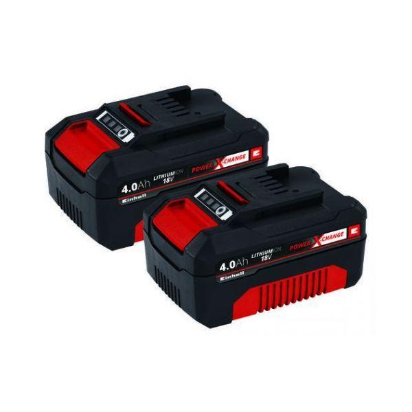 Pack de Baterias EINHELL Power X-Change 18V 4,0Ah Twinpack (2 unidades)