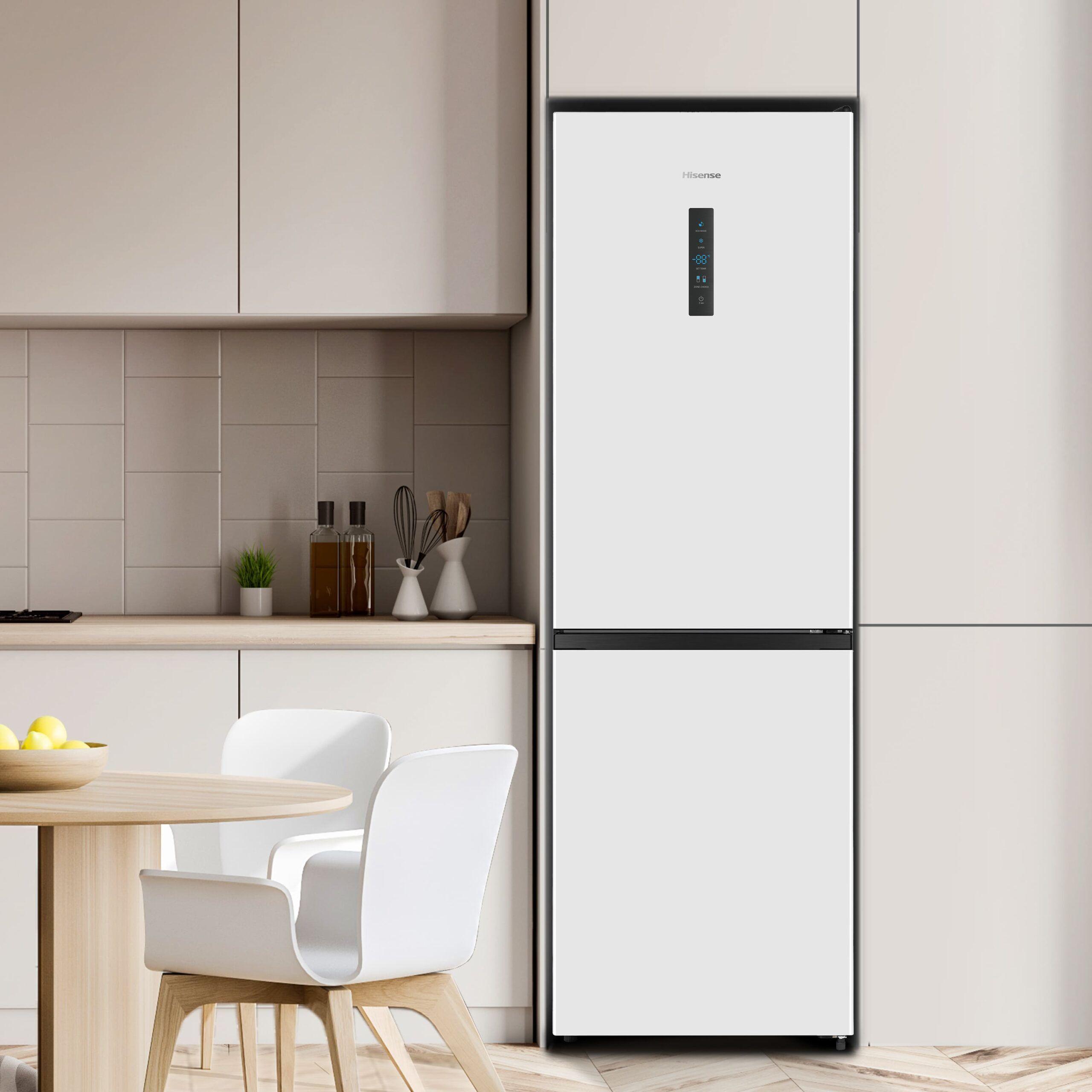 Frigorífico Combinado Independente HISENSE RB390N4BWC (304 L - 186x59,5x59 cm - 60 cm - Branco) — miniatura 2