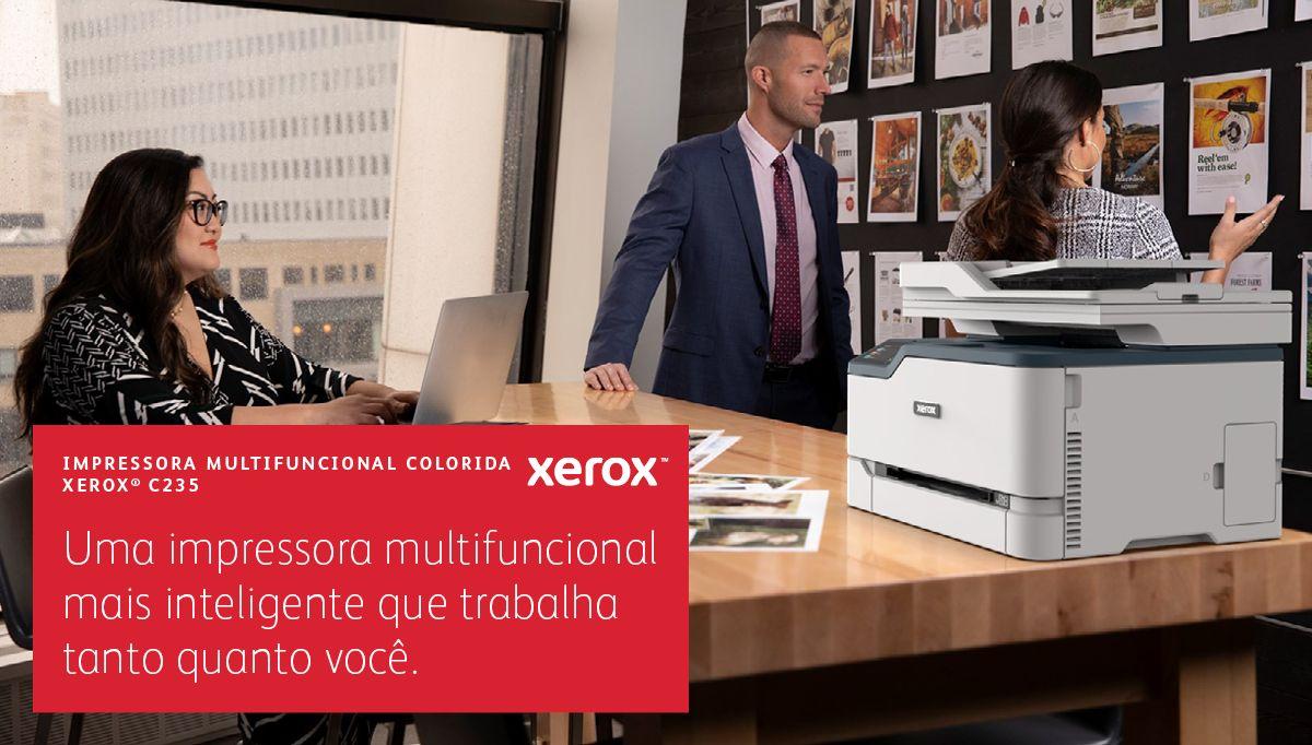 Impressora Multifunções Laser a Cores XEROX C235V_DNI (A4 - Impressão a cores - 251 folhas - Branco e Azul) — miniatura 7