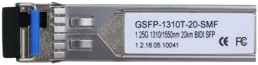 Módulo Transcetor SFP de Fibra Óptica DAHUA GSFP-1310T-20-SMF (Gigabit Ethernet - 1000 Mbit/s), miniatura 4