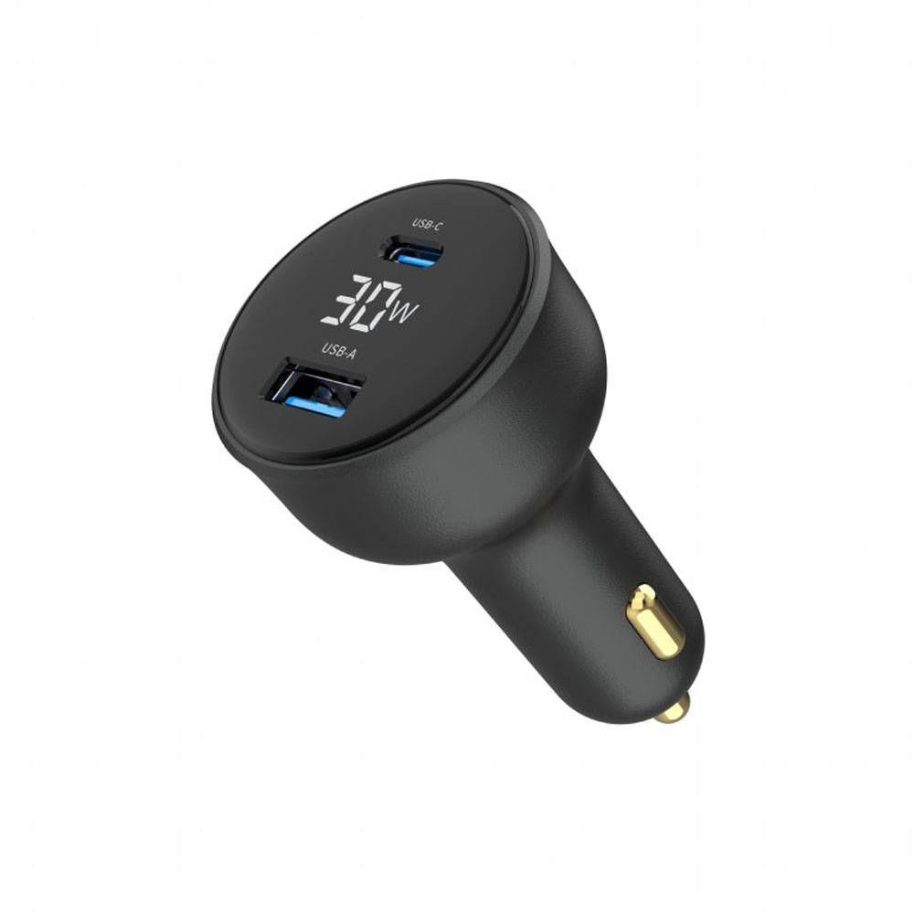 Carregador de Isqueiro GEMBIRD TA-UC-AC2PD30LCD-CAR-01 (30 W - Preto), miniatura 5