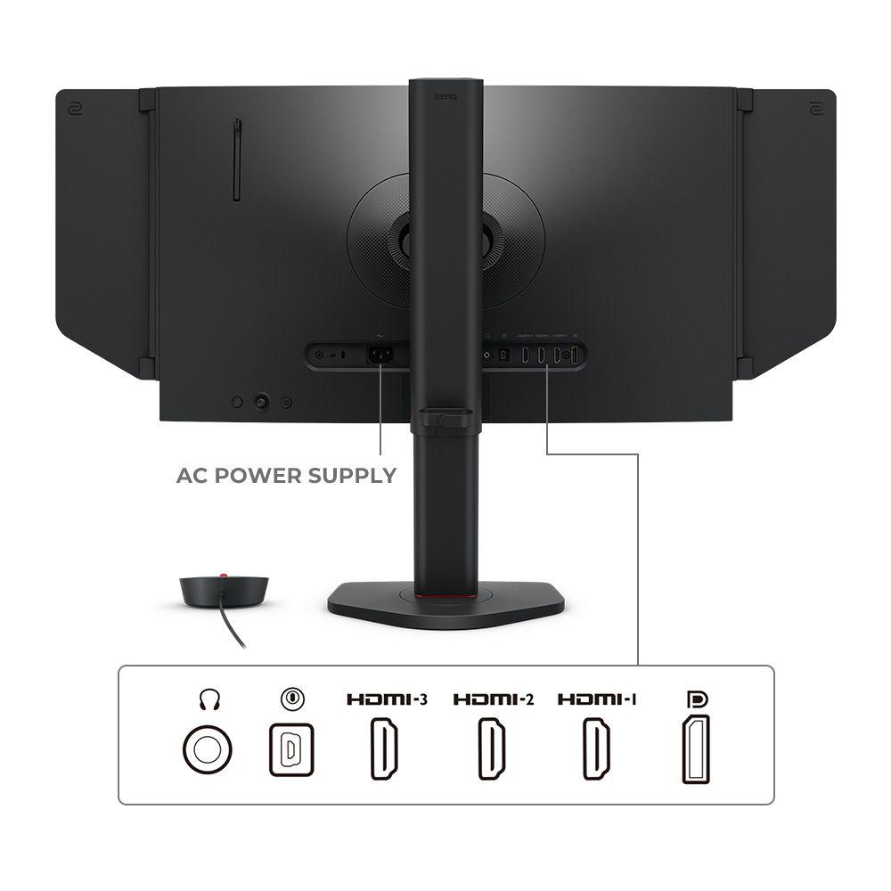 Monitor BENQ ZOWIE XL2566X+ (24,5" - TN - 400 Hz - Preto) — miniatura 2