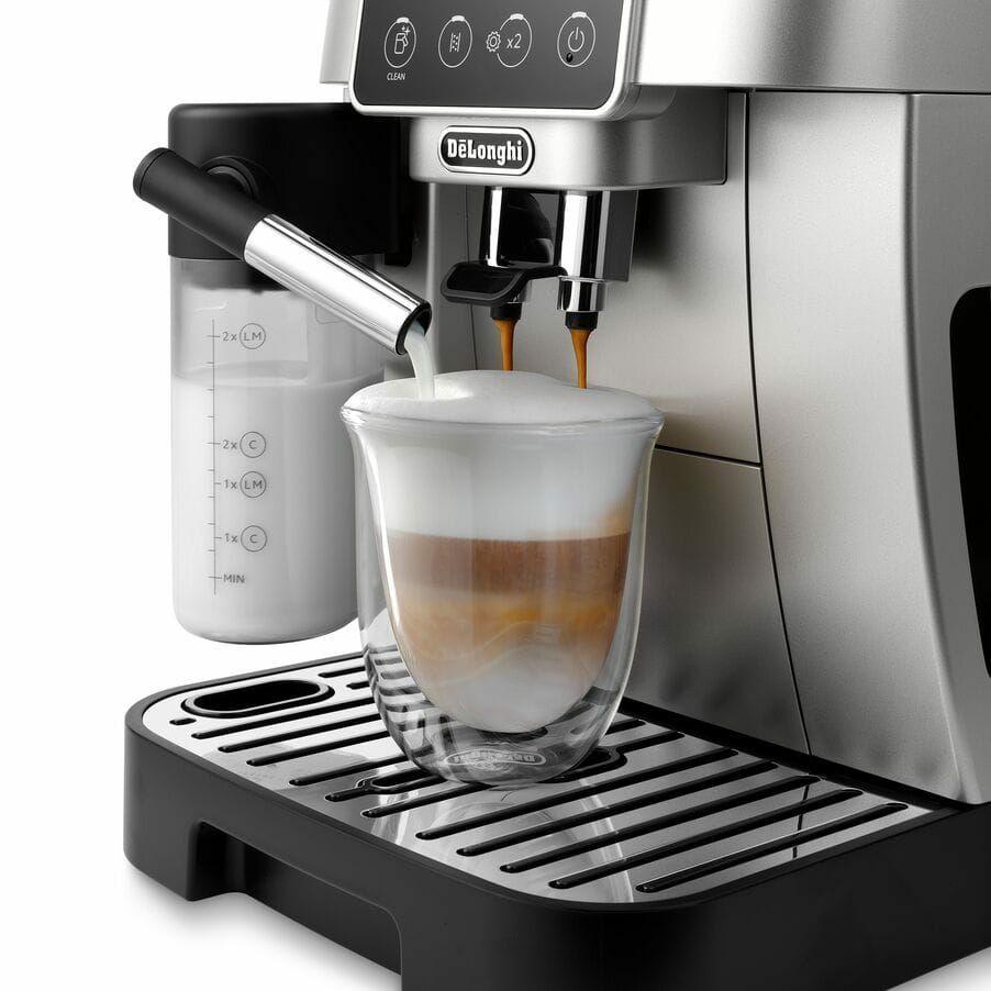Máquina de Café Automática DELONGHI Magnifica Start ECAM220.80.SB (Grãos de café, café moído - 1450 W - 15 bar - Preto e Prateado), miniatura 2