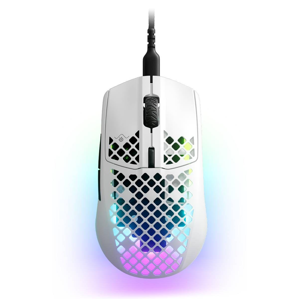 Rato STEELSERIES Aerox 3 (Mão direita - 8500 DPI - Ótico - Branco), miniatura 2