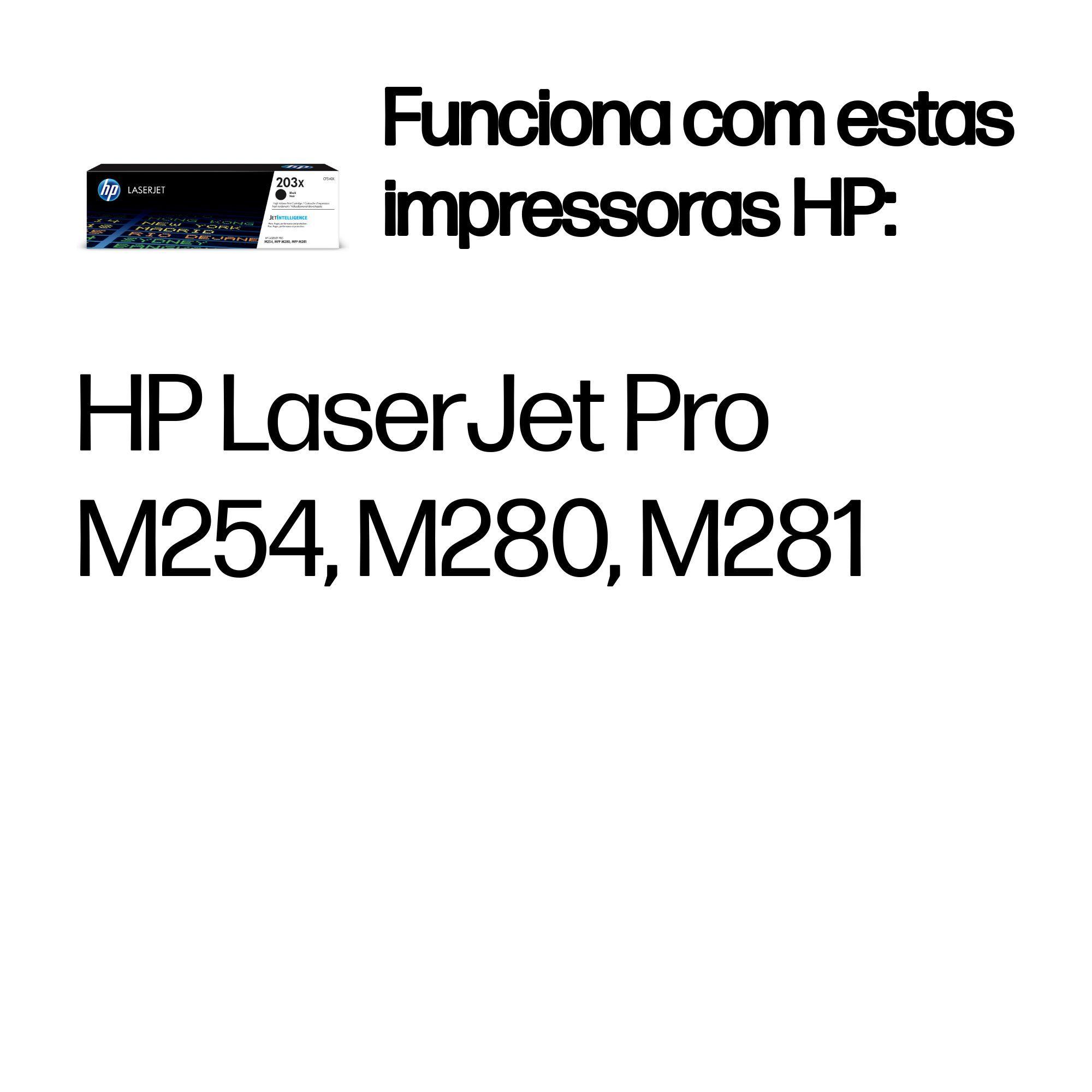 Toner HP 203X CF540X (3200 páginas - Preto), miniatura 2