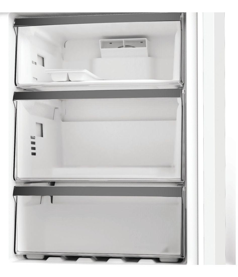 Frigorífico Combinado Independente WHIRLPOOL WHK26362XP5E (316 l - 186,5x59,5x66,3 cm - 187 cm - Inox) — miniatura 7