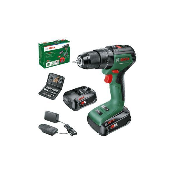 Berbequim-aparafusador com percussão BOSCH UniversalImpact 18V-60 (18 V - Bateria - Verde e preto) — miniatura 2