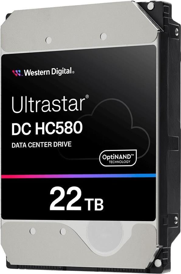 Disco Rígido WESTERN DIGITAL Ultrastar DC HC580 WUH722422AL5204 (22 TB - 3,5 polegadas - SAS 12 Gb/s)