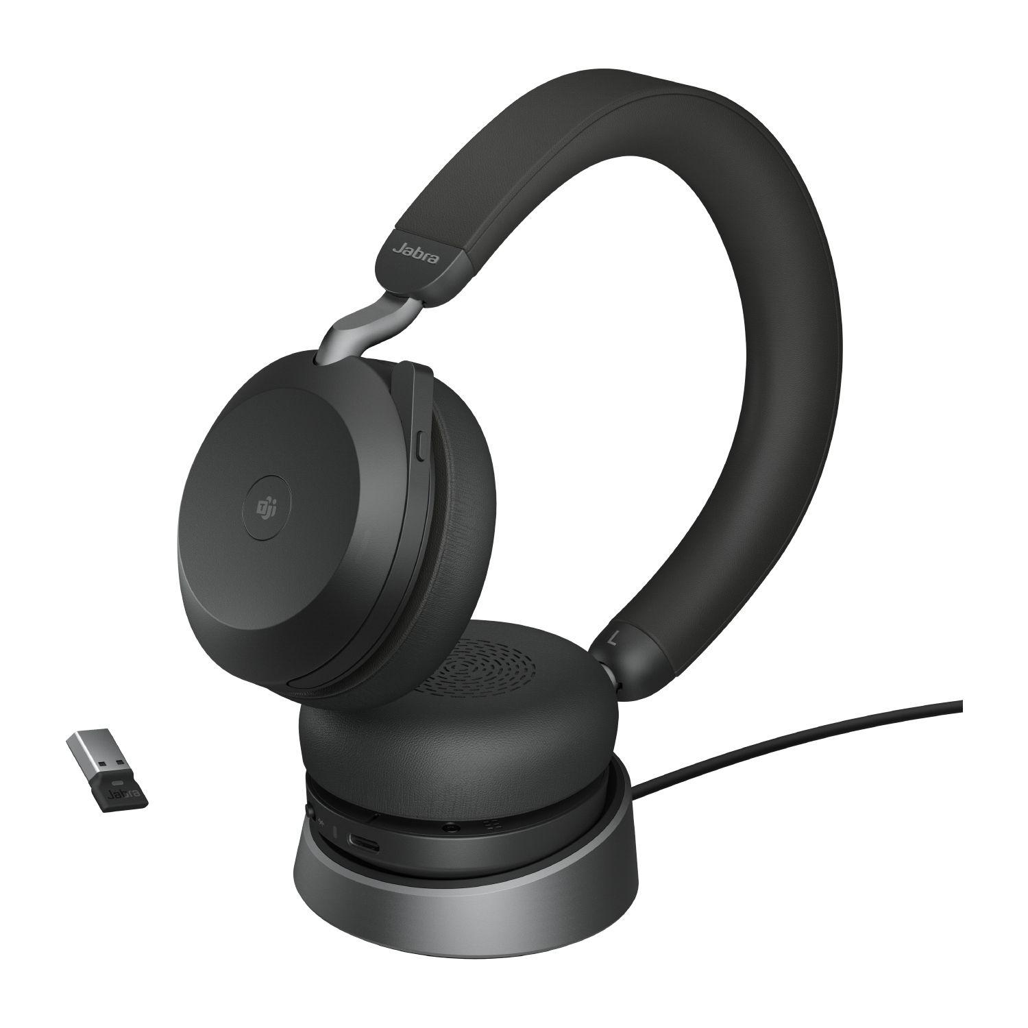 Auscultadores JABRA Evolve2 75 MS Link380a (Binaural - Sem fios - Supra-aural - Preto) — miniatura 4