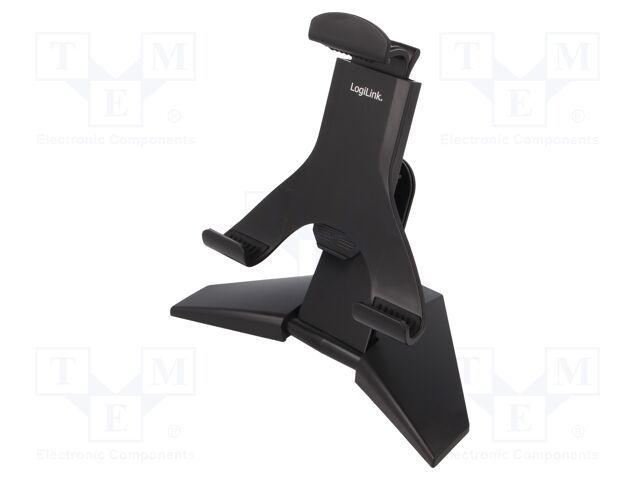 Suporte de Mesa LOGILINK AA0153 para Tablet (7-11" - Rotação 360° - Preto)