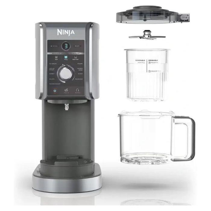 Máquina de Gelados NINJA Creami Deluxe NC502EU (Preto e Prateado), miniatura 3
