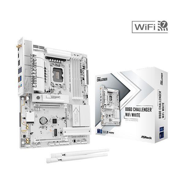 Motherboard ASROCK B860 Challenger WiFi (LGA1851 - Intel Core Ultra Series 2 - ATX - Branco), miniatura 2