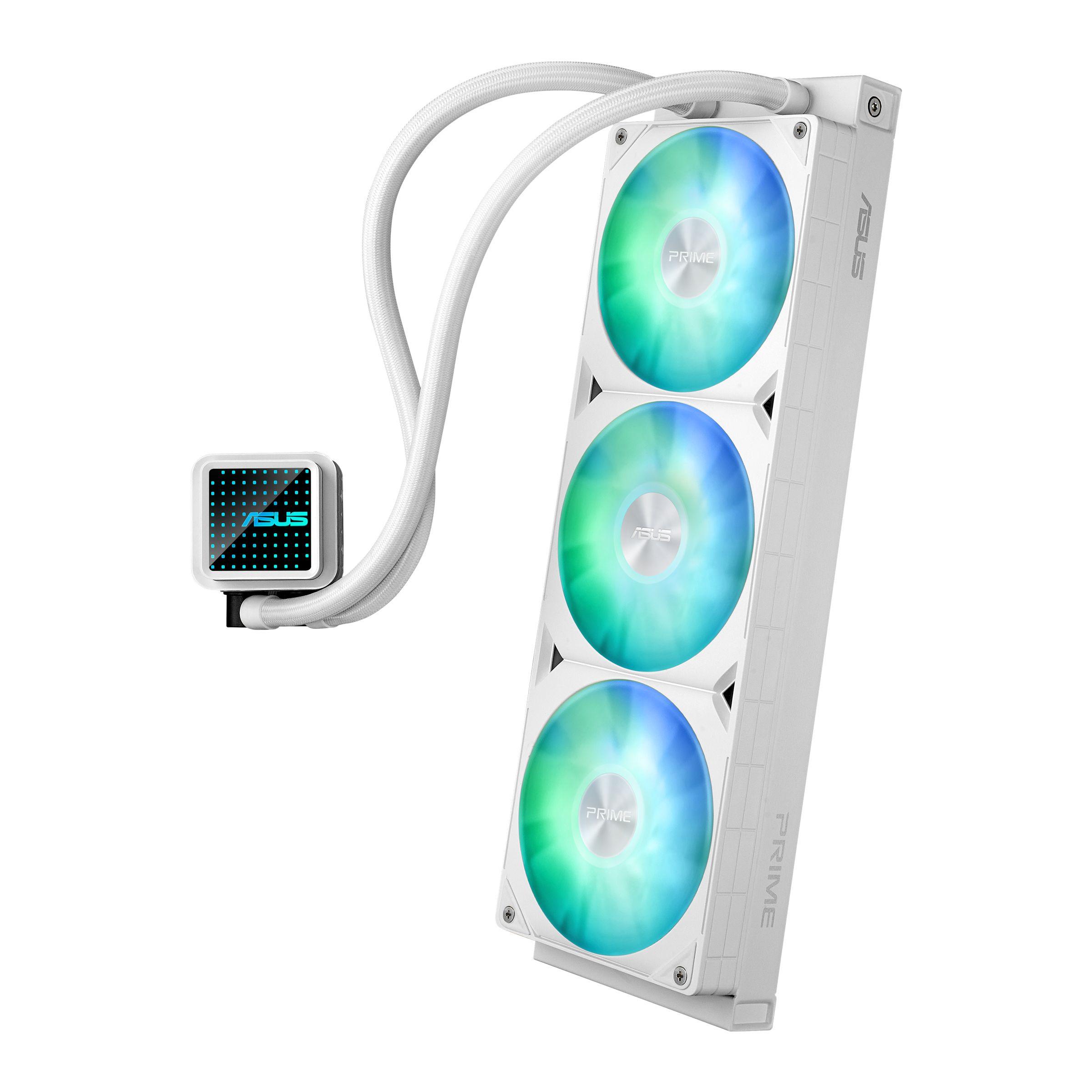 Kit de Refrigeração Líquida ASUS Prime LC 360 ARGB White Edition (12 cm - 2200 RPM - Multi - Branco) — miniatura 9
