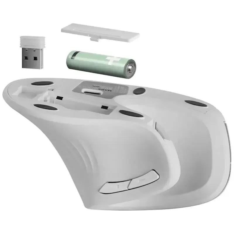 Rato Vertical MARS GAMING MMW-ERGOPRO (Mão direita - 3200 DPI - Ótico - Branco) — miniatura 3