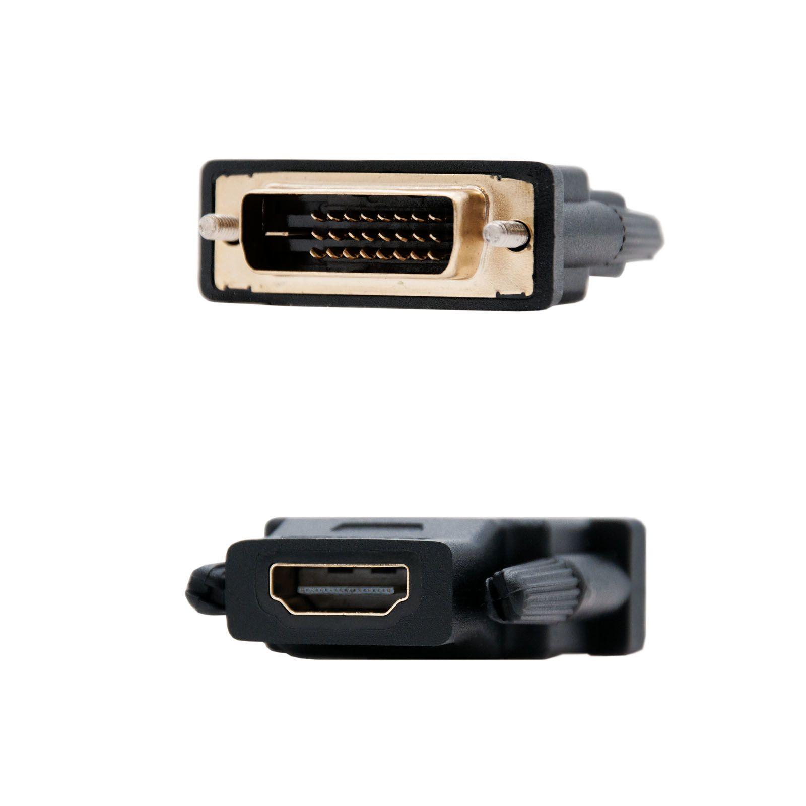 Adaptador DVI para HDMI NANOCABLE 10.15.0700 (DVI 24+1 - HDMI Tipo A - Preto), miniatura 3