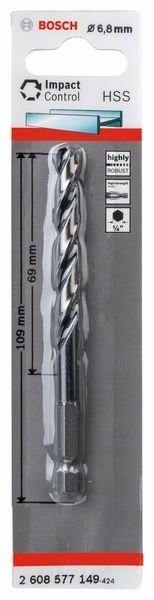 Broca Espiral para Metal BOSCH 2608577149 (HSS), miniatura 2